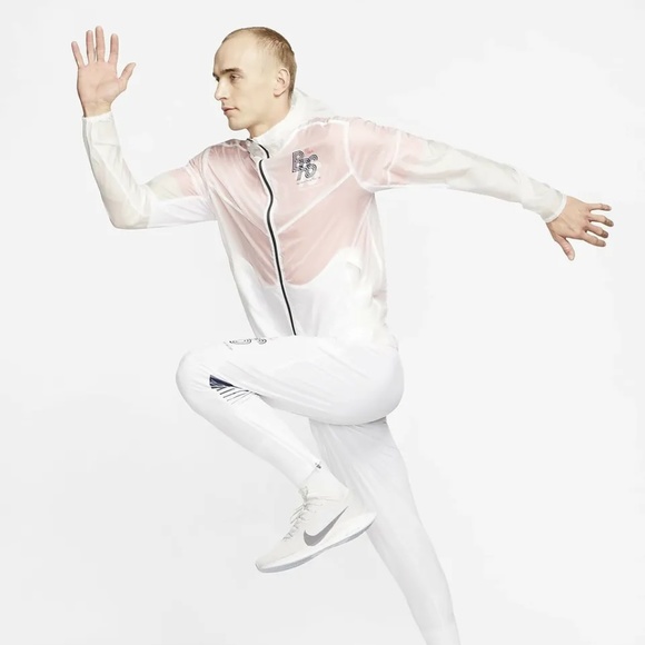 Nike Blue Ribbon Sports Unisex Windrunner Running Jacket CJ4502-100 (White) - Picture 7 of 8